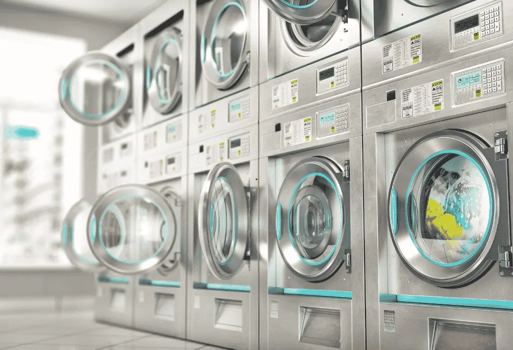 Commercial laundry equipment available for appliance repair service